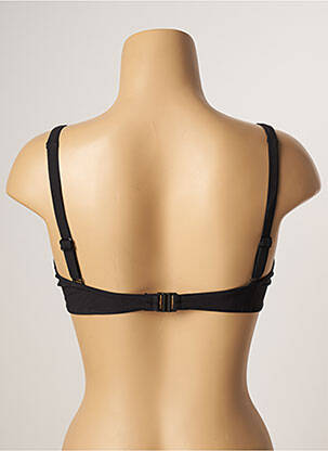 Haut de maillot de bain stretch haut soutien-gorge emboitant noir BELCOR femme