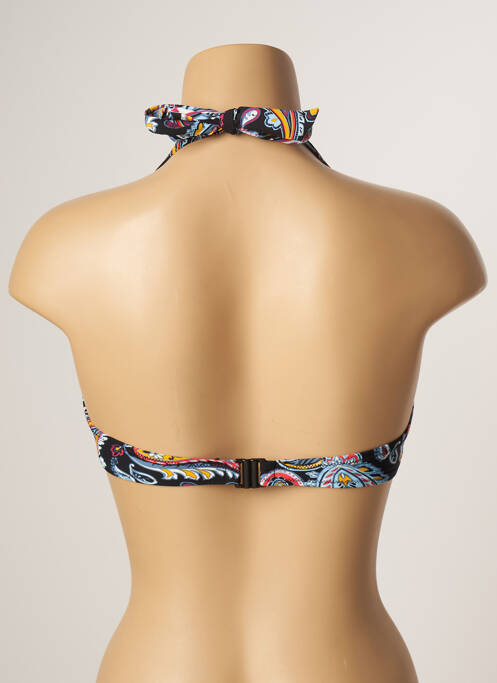 Haut de maillot de bain stretch noir BELCOR femme