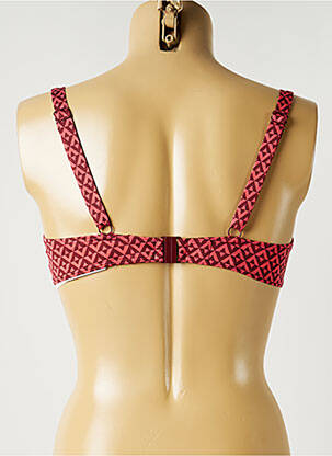 Haut de maillot de bain stretch haut soutien-gorge emboitant rouge SIMONE PERELE femme