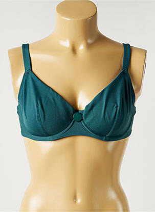 Haut de maillot de bain stretch haut soutien-gorge emboitant vert SIMONE PERELE femme