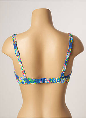 Haut de maillot de bain haut soutien-gorge moulé haut soutien-gorge moulé bleu BELCOR femme
