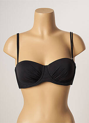 Haut de maillot de bain haut soutien-gorge moulé haut soutien-gorge moulé noir BELCOR femme