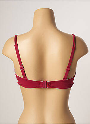 Haut de maillot de bain haut soutien-gorge moulé haut soutien-gorge moulé rouge BELCOR femme