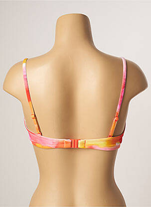 Haut de maillot de bain haut soutien-gorge moulé haut soutien-gorge moulé orange CHERRY BEACH femme