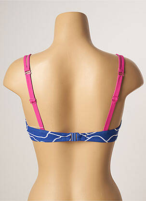 Haut de maillot de bain haut soutien-gorge moulé haut soutien-gorge moulé bleu BELCOR femme