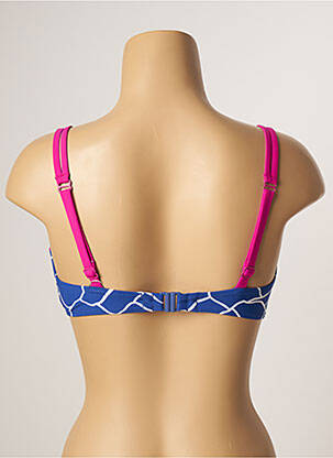 Haut de maillot de bain haut soutien-gorge moulé haut soutien-gorge moulé bleu BELCOR femme