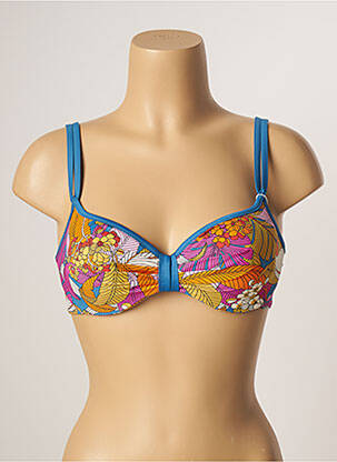 Haut de maillot de bain haut soutien-gorge moulé haut soutien-gorge moulé rose BELCOR femme