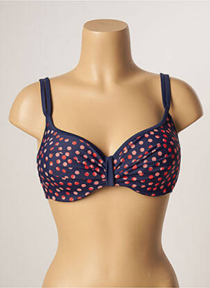 Haut de maillot de bain haut soutien-gorge moulé haut soutien-gorge moulé bleu BESTFORM femme