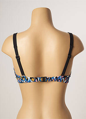 Haut de maillot de bain haut soutien-gorge moulé haut soutien-gorge moulé bleu BELCOR femme