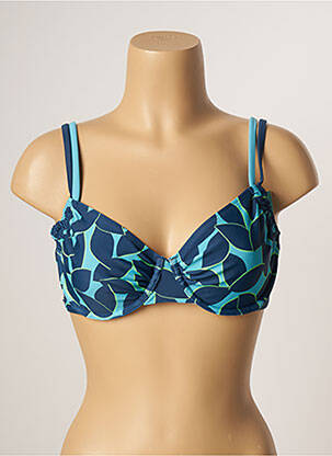 Haut de maillot de bain haut soutien-gorge emboitant haut soutien-gorge emboitant bleu BESTFORM femme