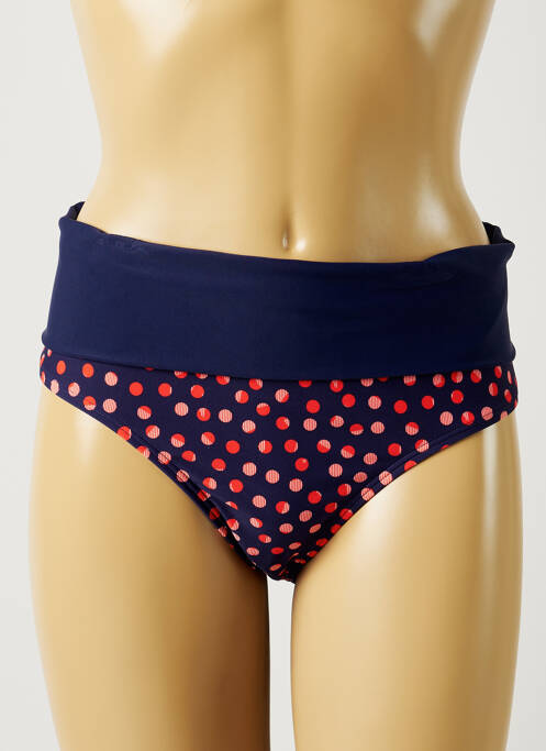 Bas de maillot de bain stretch culotte bleu BESTFORM femme