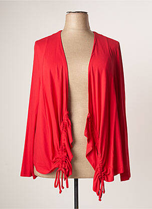 Veste casual rouge CHALOU pour femme