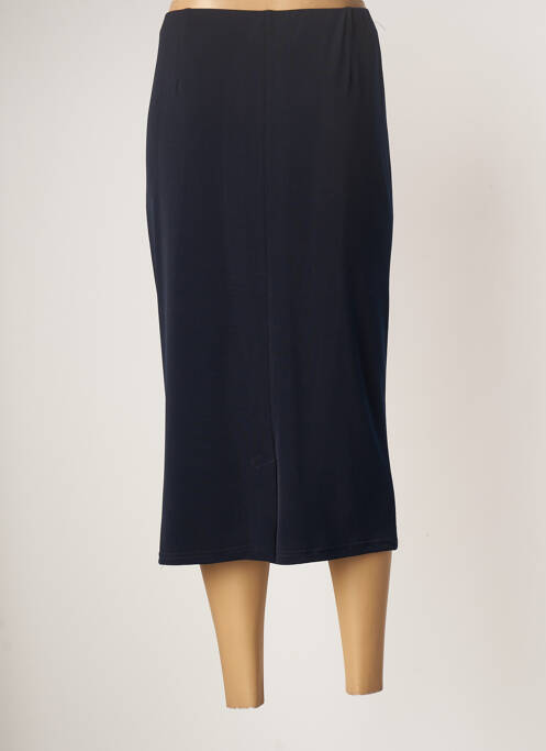Jupe mi-longue bleu SOPHIA CURVY pour femme