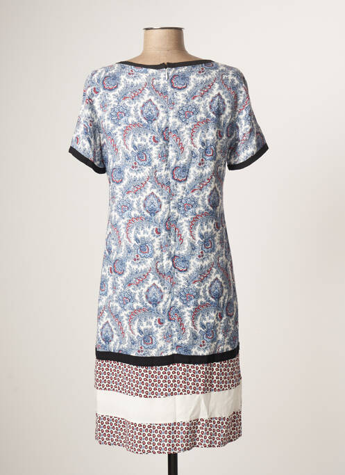 Robe mi-longue bleu MILA CENTO pour femme