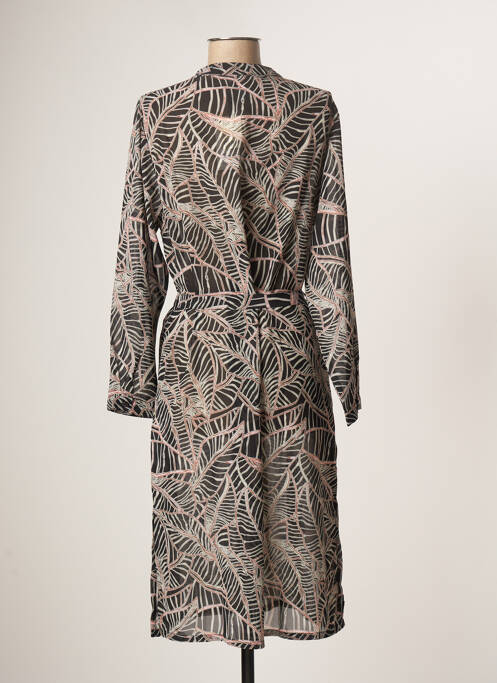 Robe mi-longue noir CISO pour femme