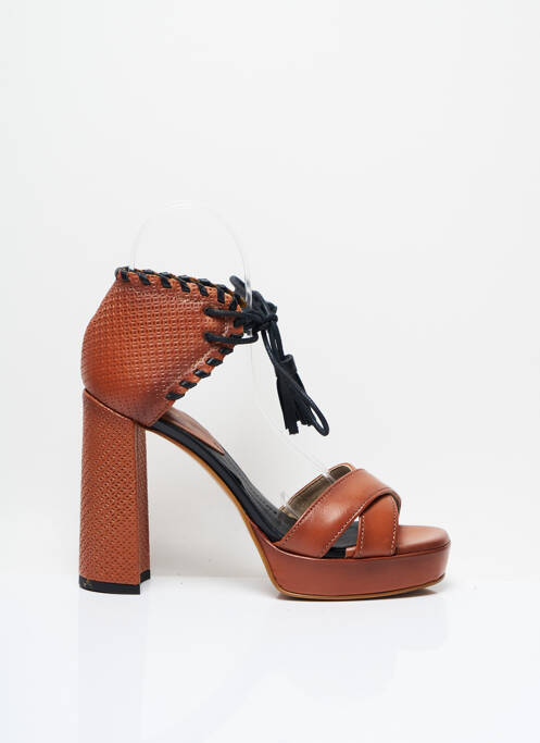 Sandales/Nu pieds marron SISLEY pour femme