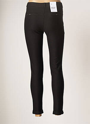 Pantalon chino taille normale taille normale noir EAST DRIVE femme