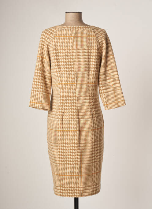 Robe mi-longue beige NINATI pour femme