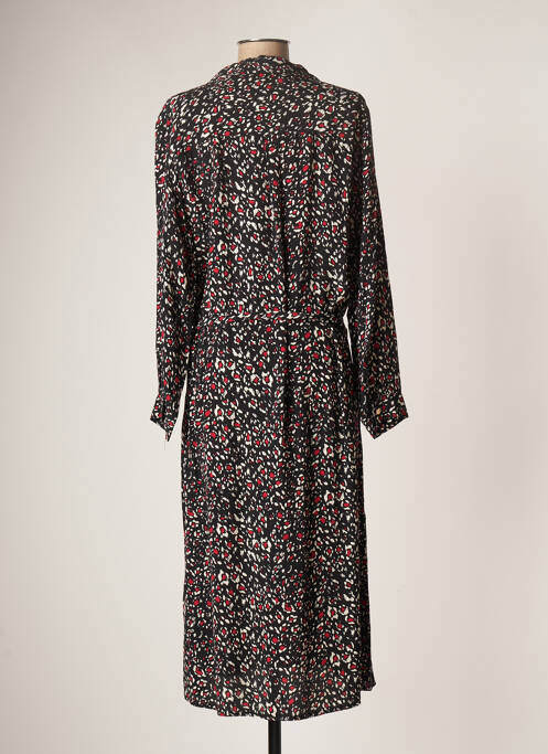 Robe mi-longue noir EMA BLUE'S pour femme