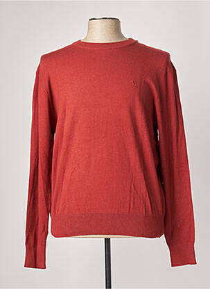 Pull stretch manches longues orange VERTIGO homme