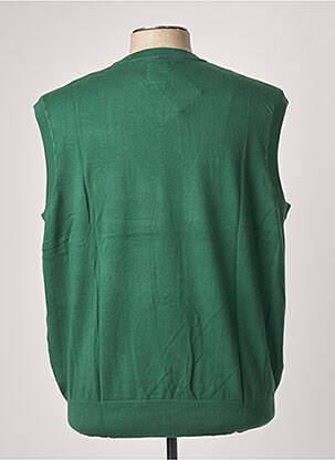 Pull col v sans manche vert VERTIGO femme