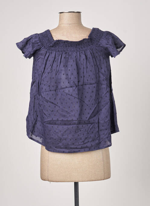 Top bleu SPARKZ pour femme