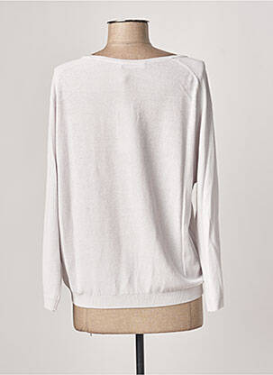 Gilet manches longues stretch gris POLES femme