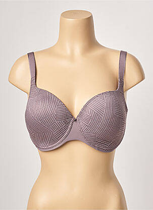Soutien-gorge haut soutien-gorge moulé haut soutien-gorge moulé gris FEMILET femme
