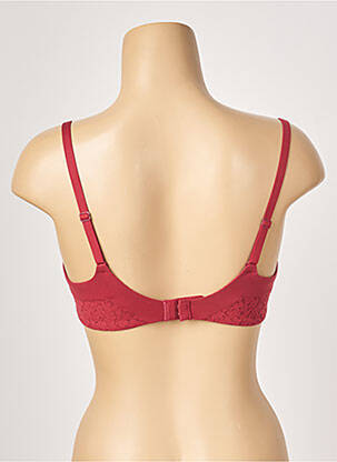 Soutien-gorge effet matière satinée haut soutien-gorge moulé rouge FEMILET femme
