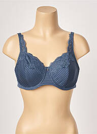 Soutien-gorge effet matière satinée haut soutien-gorge emboitant bleu FEMILET femme