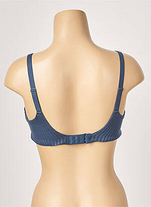 Soutien-gorge effet matière satinée haut soutien-gorge emboitant bleu FEMILET femme