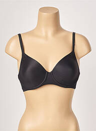 Soutien-gorge effet matière satinée haut soutien-gorge emboitant noir FEMILET femme