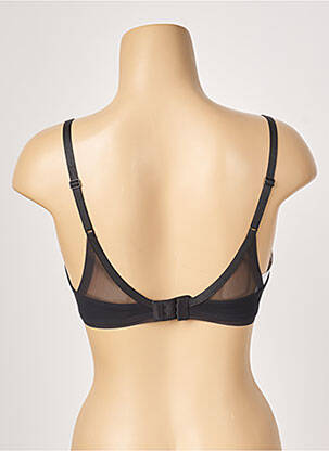 Soutien-gorge effet matière satinée haut soutien-gorge emboitant noir FEMILET femme