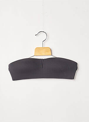 Soutien-gorge effet matière satinée haut bandeau noir PASSIONATA femme
