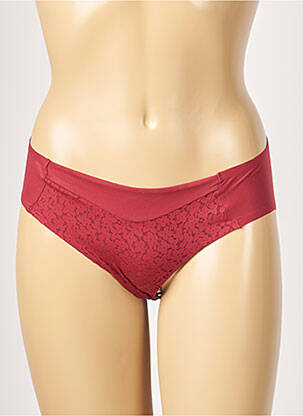 Culotte tissage dentelle rouge FEMILET femme