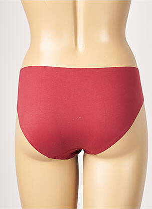 Culotte tissage dentelle rouge FEMILET femme