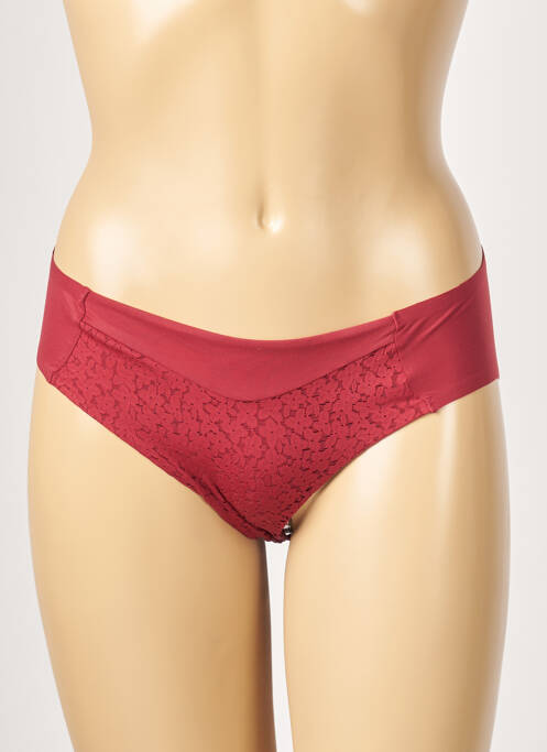 Culotte tissage dentelle rouge FEMILET femme