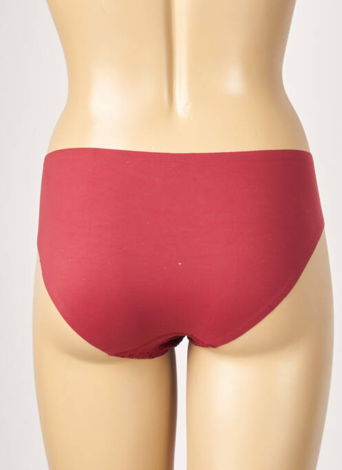 Culotte tissage dentelle rouge FEMILET femme