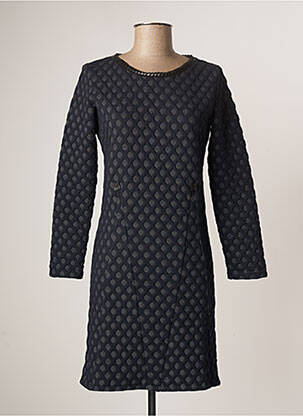 Robe courte manches longues manches longues bleu LO! LES FILLES femme