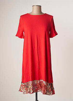 Robe courte rouge DESIGUAL pour femme