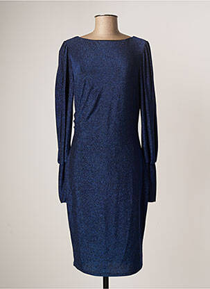 Robe mi-longue bleu FRACOMINA pour femme