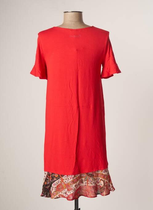 Robe courte rouge DESIGUAL pour femme