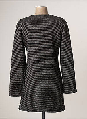 Veste chic fermeture boutonnée sur le devant noir LO! LES FILLES femme