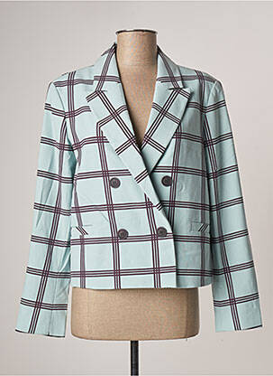 Blazer poches bleu ANA SOUSA femme