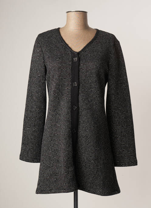 Veste chic col v noir LO! LES FILLES femme