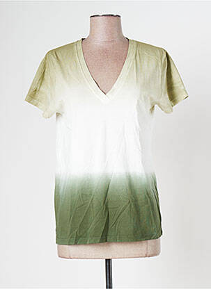 T-shirt vert LAUREN VIDAL pour femme