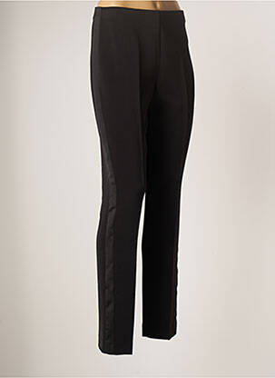 Pantalon droit taille normale taille normale noir LAUREN VIDAL femme