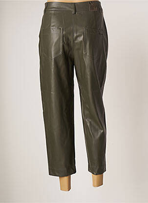 Pantalon 7/8 taille haute taille haute vert ANA SOUSA femme