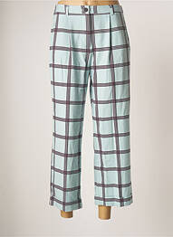 Pantalon 7/8 stretch taille normale bleu ANA SOUSA femme