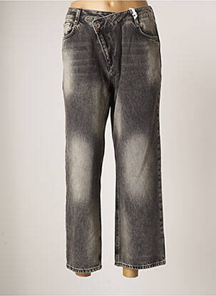 Jeans coupe large gris FRACOMINA pour femme
